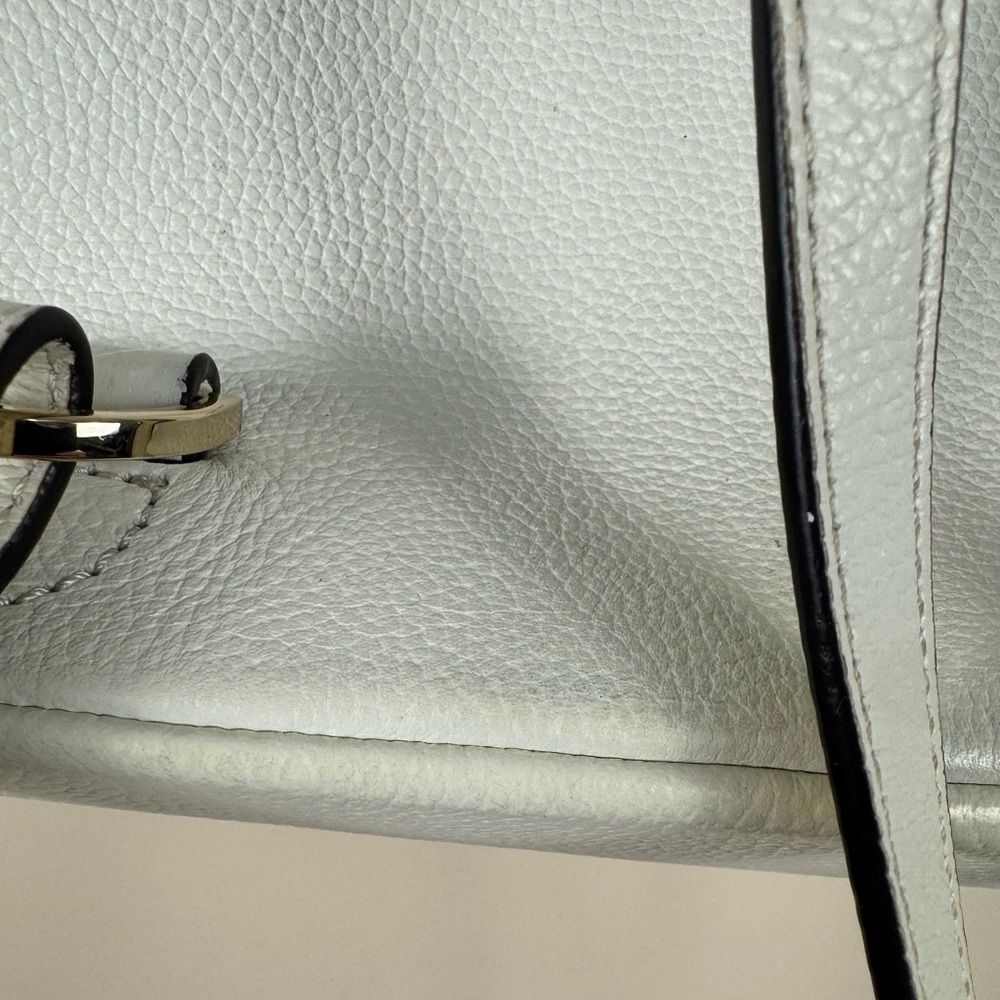 Henri Bendel Influencer Mini Convertible Backpack in White - Picture 7 of 14